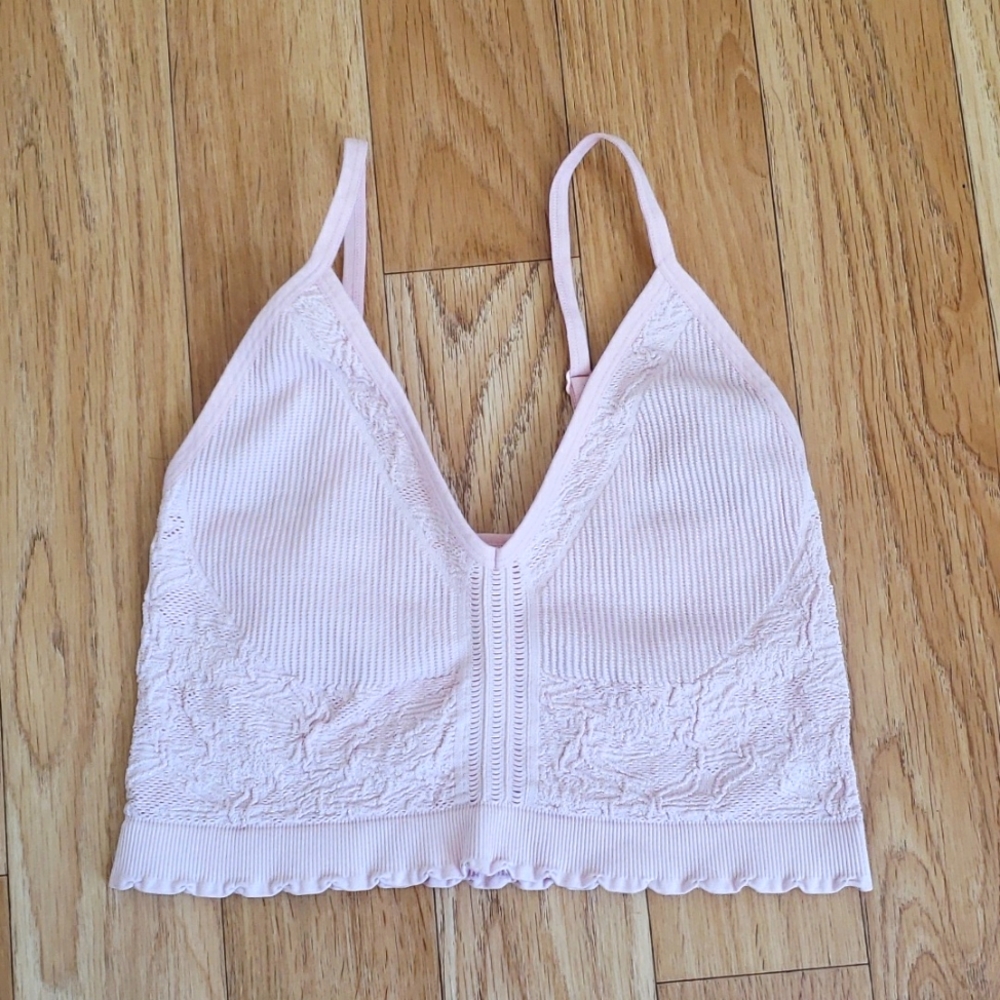 Free People Long Line Bralette Crop Top